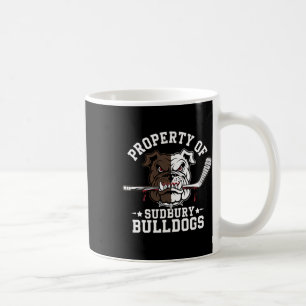 Taza De Café Propiedad de Sudbury Bulldog Divertido Amante de H