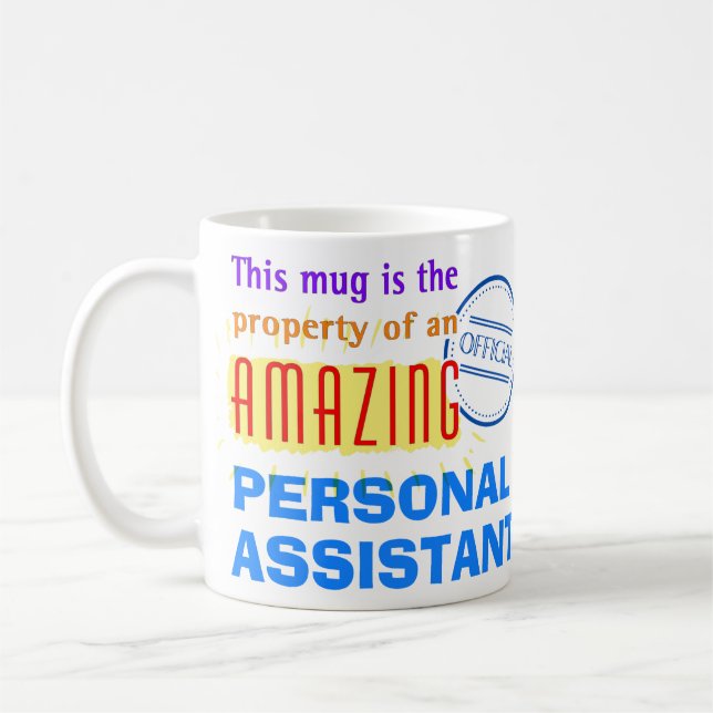Taza De Café Propiedad de un asombroso asistente personal (Izquierda)