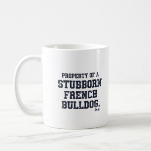 Taza De Café Propiedad de un Desi Vintage de Bulldog Francés Te