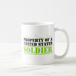 Taza De Café Propiedad De Un Soldado