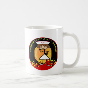 Taza De Café Propiedad de una enfermera caliente