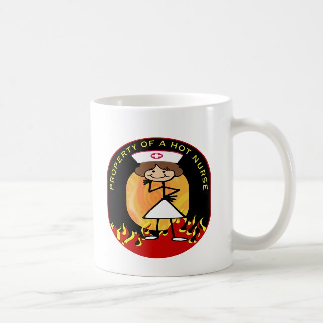 Taza De Café Propiedad de una enfermera caliente (Derecha)
