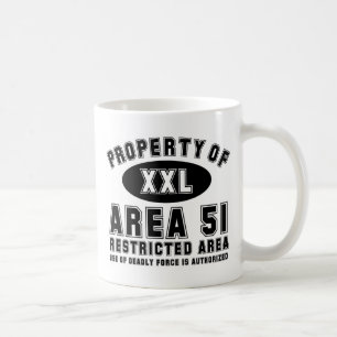 Taza De Café Propiedad del área 51