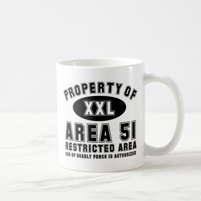 Taza De Café Propiedad del área 51 (Derecha)