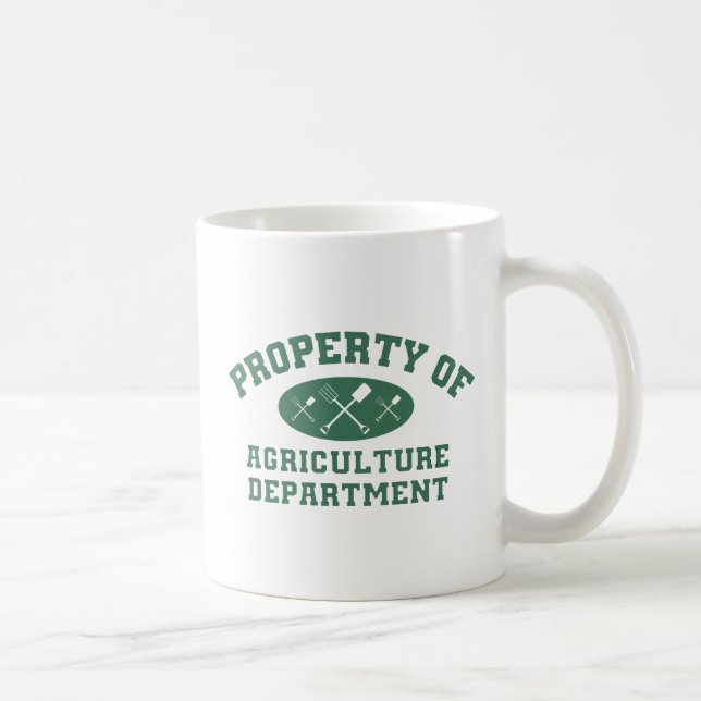 Taza De Café Propiedad Del Departamento De Agricultura Mug (Derecha)