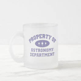 Taza De Café Propiedad Del Departamento De Astronomía