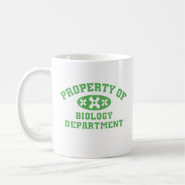 Taza De Café Propiedad Del Departamento De Biología