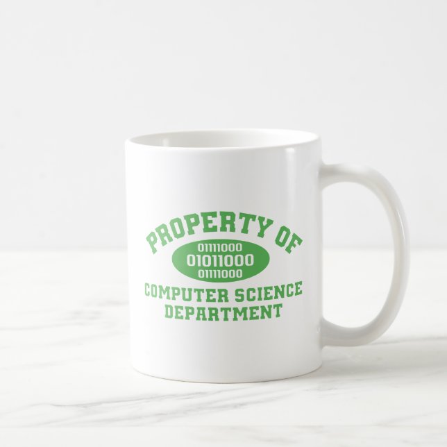 Taza De Café Propiedad del Departamento de Ciencias de la Compu (Derecha)