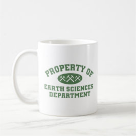 Taza De Café Propiedad Del Departamento De Ciencias De La Tierr