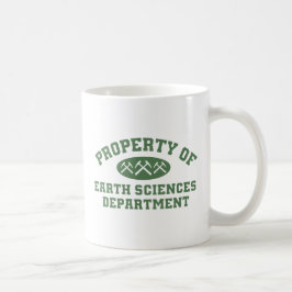 Taza De Café Propiedad Del Departamento De Ciencias De La Tierr