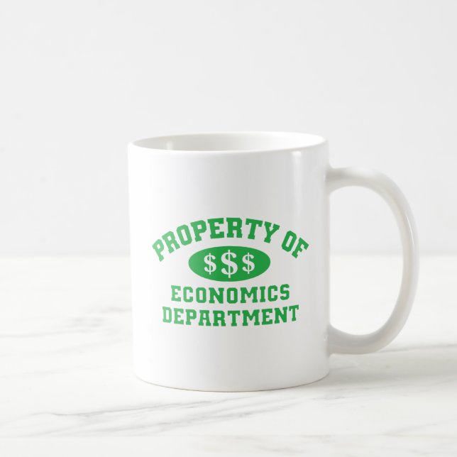 Taza De Café Propiedad Del Departamento De Economía (Derecha)