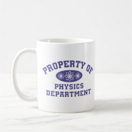 Taza De Café Propiedad Del Departamento De Física