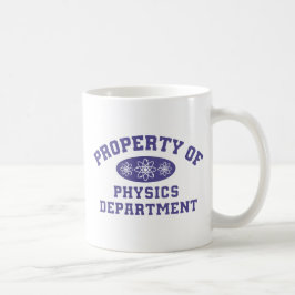 Taza De Café Propiedad Del Departamento De Física