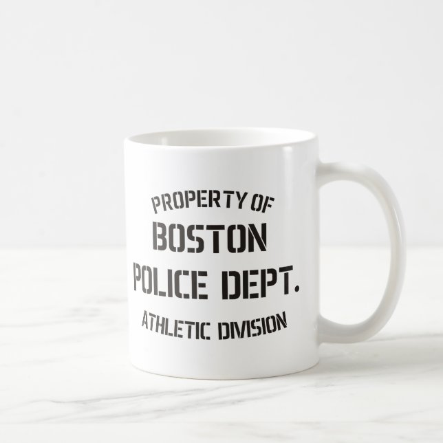 Taza De Café Propiedad del departamento de la policía de Boston (Derecha)