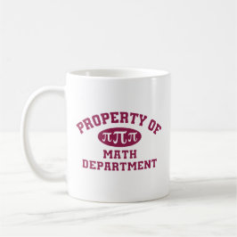Taza De Café Propiedad Del Departamento De Matemáticas