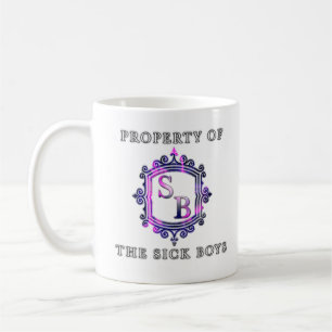 Taza De Café Propiedad del logotipo "Sick Boys Mug"