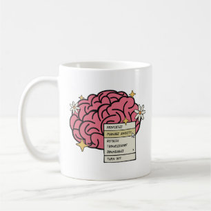 Taza De Café Propiedades del cerebro manejan la ansiedad