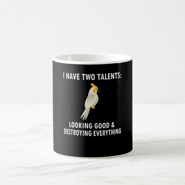 Taza De Café Propietario de Cockatiel Regalos Bird Cockatiel Pa (Centro)