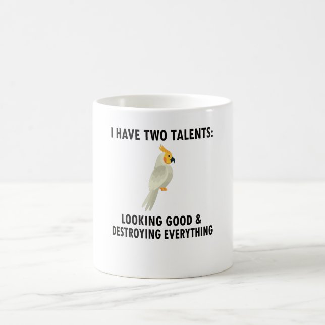 Taza De Café Propietario de Cockatiel Regalos Bird Cockatiel Pa (Centro)