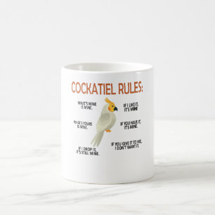 Taza De Café Propietario de Cockatiel Regalos de pájaro Cockat
