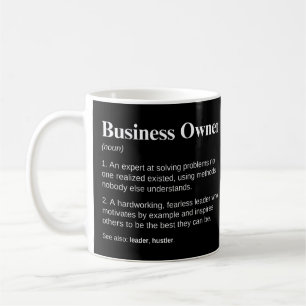 Taza De Café Propietario de Negocio Emprendedor Inspirador