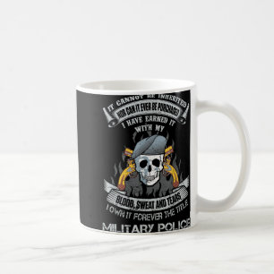Taza De Café Propietario Para Siempre El Título Policía Militar