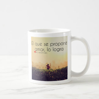 Taza De Café Propone amar, logra del SE del que del EL del lo