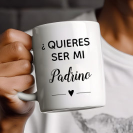 Taza De Café Propuesta del padrino de Quieres ser mi Padrino