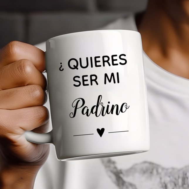 Taza De Café Propuesta del padrino de Quieres ser mi Padrino (Subido por el creador)