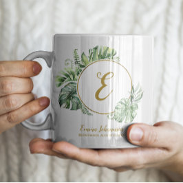 Taza De Café Propuesta personalizada del partido de novias
