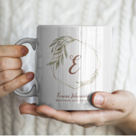 Taza De Café Propuesta personalizada del partido de novias