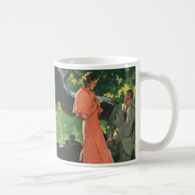 Taza De Café Propuesta Vintage; ¿Te casarás conmigo? (Derecha)