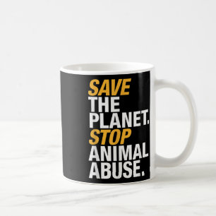Taza De Café Protección Ambiental Bienestar Animal Vegano Tierr