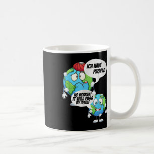Taza De Café Protección Ambiental Enfermedad Personas Tierra