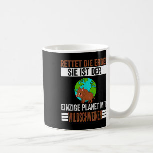 Taza De Café Protección Ambiental Protección Animal Jabalí