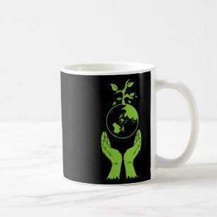 Taza De Café Protección del medio ambiente de las mujeres Tierr