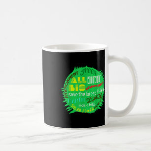 Taza De Café Protección del medio ambiente en torno al bosque m