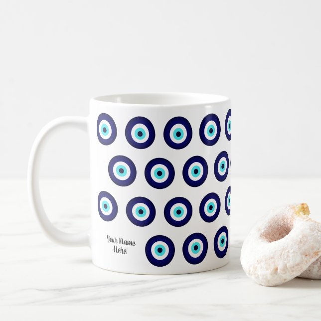 Taza De Café Protección frente al ojo del mal (Con donut)