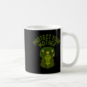 Taza De Café Protege el día de la madre tierra amante de la nat