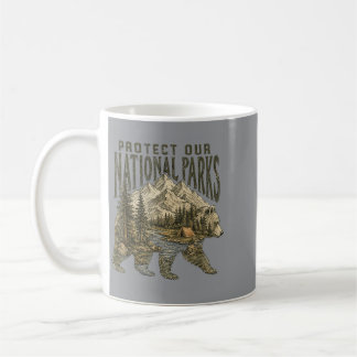 Taza De Café Protege Nuestros Parques Parque Nacional Oso Natur