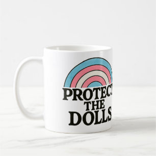 Taza De Café Proteger el Ilustracion de bandera transversal de
