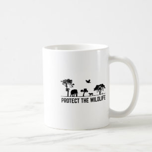 Taza De Café Proteger la naturaleza de la conservación de anima