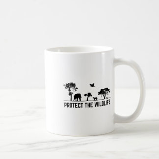 Taza De Café Proteger la naturaleza de la conservación de anima