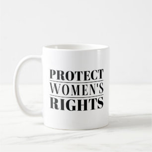 Taza De Café Proteger los derechos de la mujer