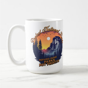 Taza De Café Proteger los Parques Nacionales Desviar Parques DO