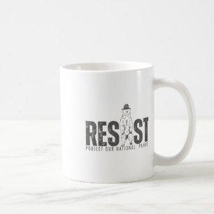 Taza De Café Proteger Nuestros Parques Nacionales Resistiendo A
