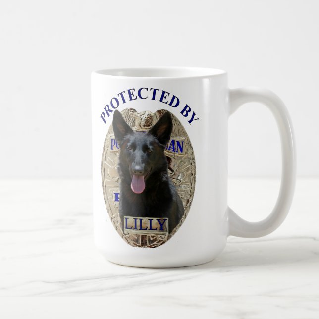 Taza De Café Protegido por Lilly (Derecha)