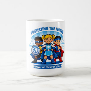Taza De Café Protegiendo el Futuro Día Universal del Niño