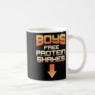 Taza De Café Proteína de la camiseta del músculo gay sacude gra