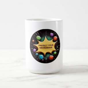 Taza De Café Proteja Su Microbioma Probiótico Para La Salud De 